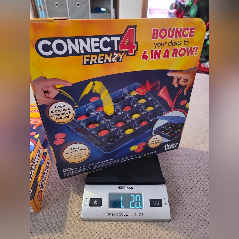 New Connect 4 Frenzy Game | Bounce Discs 4 The Win | Family Party Games - Picture 16 of 16